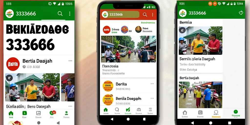 Tampilan antarmuka aplikasi 333666 yang informatif dan mudah digunakan.