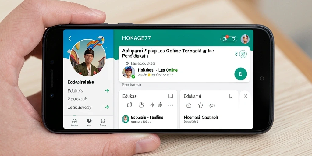 Antarmuka HOKAGE77 yang interaktif dan ramah pengguna.