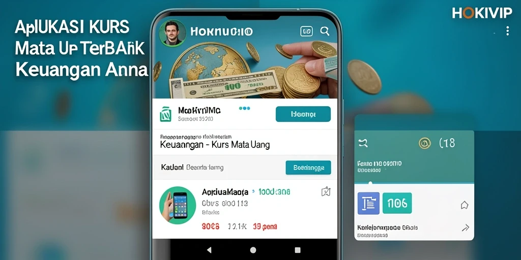 Tampilan antarmuka HOKIVIP yang menampilkan nilai tukar mata uang.