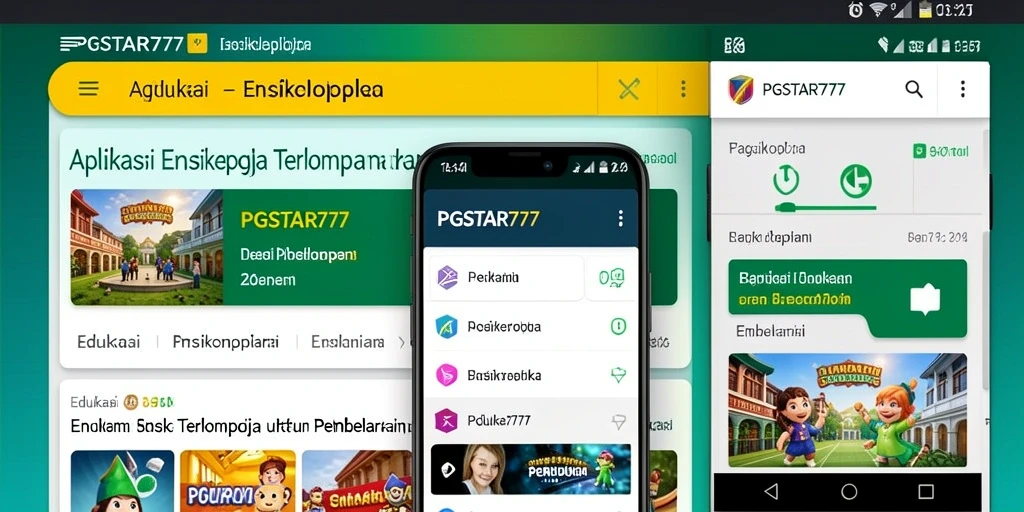 Tampilan antarmuka yang informatif dan user-friendly dari PGSTAR777.