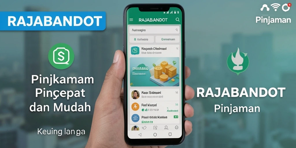 Antarmuka aplikasi RAJABANDOT yang intuitif dan mudah digunakan.