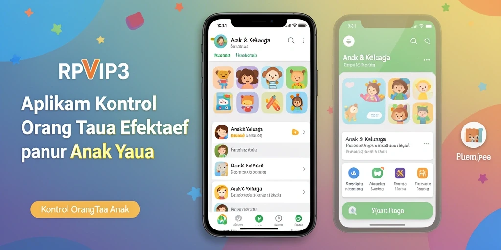 Tampilan antarmuka RPVIP3 yang mudah digunakan untuk pengaturan kontrol orang tua.