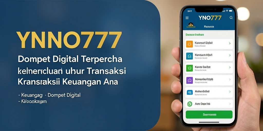 Antarmuka utama YONO777 yang menampilkan fungsi Dompet Digital.